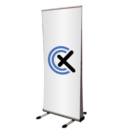 Roll-Up Outdoor | B 85 cm x H 200 cm | beidseitig bedruckt