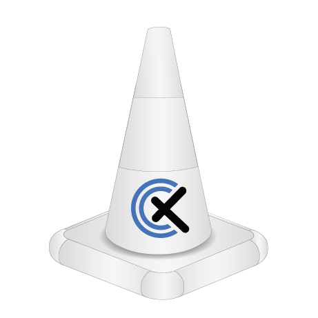 Aufblasbarer Straßenpylon als Produktnachbildung