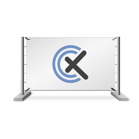 Bauzaunbanner | B 340 cm x H 173 cm | einseitig bedruckt