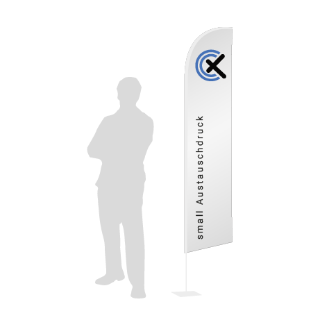 Beachflag Wind Austauschdruck | Small (260 cm) | einseitig bedruckt