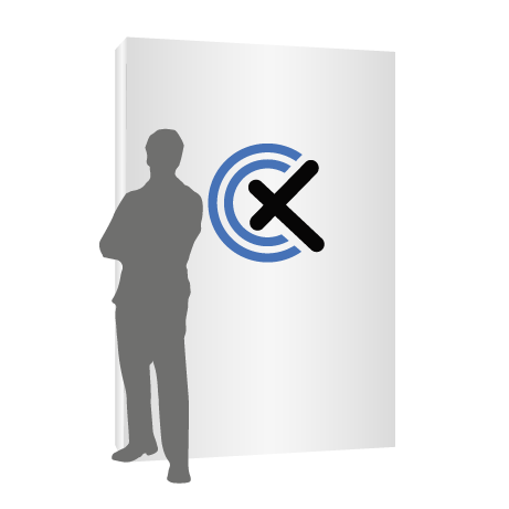 Textilfaltwand | 2 x 3 Felder gerade | einseitig bedruckt