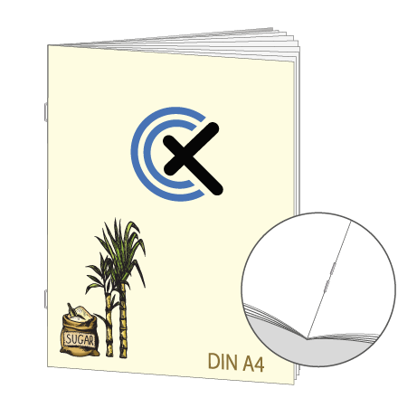 Drucksachen aus Zuckerrohrpapier