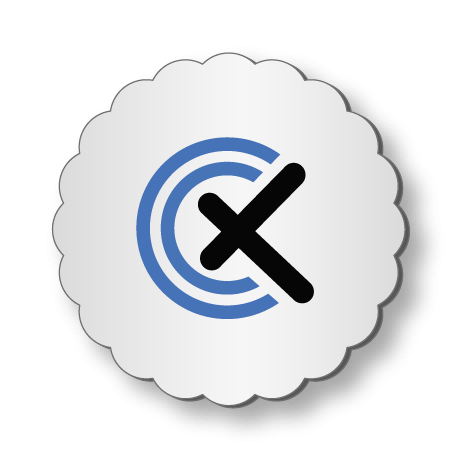 Getränkeuntersetzer aus Airlaid | D 9 cm rund mit Wellenrand | einseitig bedruckt