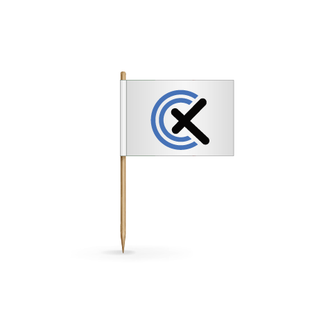 Zahnstocher mit Fähnchen | ca. 7 cm | beidseitig bedruckt