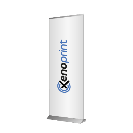 Roll-Up Deluxe | B 85 cm x H 153 - 200 cm | einseitig bedruckt