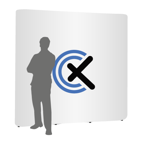 Pop-Up Faltwand | 3 x 3 Felder gerade | einseitig bedruckt