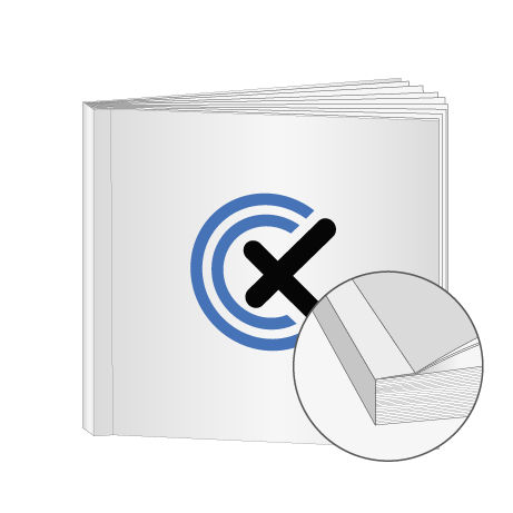 Broschüren Klebebindung Quadrat